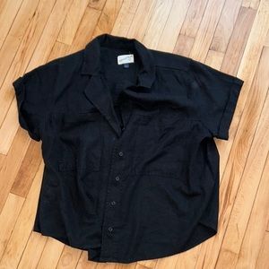 TARGET LINEN BUTTON UP SHIRT
